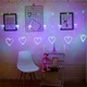 Гирлянда светодиодная праздничная Штора с фигурами Сердца 2.5м 138 LED Цветная мульти - изображение 3