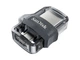 USB флеш накопичувач SanDisk 16 GB USB Ultra Dual OTG USB 3.0 Black (SDDD3-016G-G46) - изображение 1
