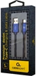 Кабель Cablexpert USB — USB Type-C 1 м Blue (CC-USB2J-AMCM-1M-BL) - зображення 2