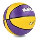 Мяч баскетбольный Nike PLAYGROUND 2.0 8P L JAMES DEFLATED COURT PURPLE/AMARILLO/BLACK/WHITE size 7 N.100.4372.575.07 - изображение 1