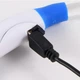 Нашийник для собак з підсвіткою LED водостійкий, з зарядкою USB універсальний Синій - зображення 3