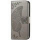 Чехол-книжка с рисунком UniCase Butterfly Pattern для Motorola Moto G32 - Grey - изображение 4