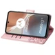 Чохол-книжка з малюнком UniCase Butterfly Pattern для Motorola Moto G32 - Rose Gold - зображення 3