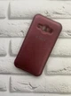 Силіконовий чохол з тисненням та вставкою для SAMSUNG Galaxy J1Ace J110 Бордовий - зображення 1