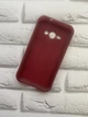 Силіконовий чохол з тисненням та вставкою для SAMSUNG Galaxy J1Ace J110 Бордовий - зображення 2