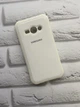 Силиконовый чехол с тиснением и вставкой для SAMSUNG Galaxy J1Ace J110 Белый - изображение 1