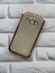Силиконовый чехол с ободком для SAMSUNG Galaxy J1Ace J110 Сетка. Розовое золото - изображение 1