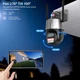 Уличная видеокамера 8MP 4K Wifi 8x Zoom с двойной линзой + датчик движения Серый (sv1784) - изображение 11