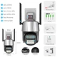 Уличная видеокамера 8MP 4K Wifi 8x Zoom с двойной линзой + датчик движения Серый (sv1784) - изображение 14