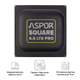 Широкосмугова 2G/3G/4G антена панельного типу Aspor Square (824-960/1700-2700 МГц) з підсиленням 18 дБі - зображення 1