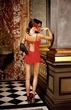 Еротична сукня та стрінги Mesh Chemise with Bows від BACI Lingerie червоний S/M 421136 - зображення 2