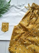 Комплект женский для дома и сна с футболкой и штанами "Цветы на горчичном", размер L - изображение 2