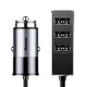 Автомобільний зарядний пристрій Baseus Enjoy Together 4 USB 5.5 A Сірий - зображення 4