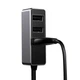 Автомобільний зарядний пристрій Baseus Enjoy Together 4 USB 5.5 A Сірий - зображення 9