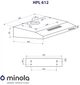 Вытяжка Minola HPL 612 BR - изображение 8
