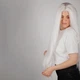 Парик ZADIRA белый блонд женский длинный прямойна сетке из термоволос - изображение 2