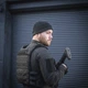 Набор теплая вязаная шапка 100% акрил M-Tac Black и Многофункциональная Балаклава Mil-Tec® BLACK L - изображение 4