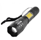 Ручний ліхтар компактний акумуляторний ліхтарик ZOOM BL29 COB LIGHT діод T6 З БІКОВІ СВІТЛОМ (Заряд від USB кабелю) - зображення 4