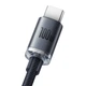 USB кабель с разъемом Type-C Baseus Crystal Shine Series Type-C (100W, 1.2m). Black - изображение 2