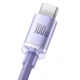 USB кабель з роз'ємом Type-C Baseus Crystal Shine Series Type-C (100W, 1.2m). Purple - зображення 2