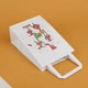 Пакет подарочный eko-kraft 150х90х240 мм 10 шт/уп праздничный Пакет для Новогодних и Рождественских подарков Маленький упаковочный пакетик с рисунком "Гномы" с ручками - изображение 4