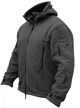 Флісова кофта військова з капюшоном 8461 ESDY XXXL см Сірий 62146 - зображення 14