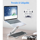 Подставка ROTTAY Collapsible Laptop Stand Silver - изображение 2