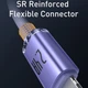 Кабель Baseus Crystal Shine Series Fast Charging Cable USB to Lightning 2.4A 1.2m CAJY000005 Purple - изображение 5