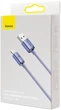 Кабель Baseus Crystal Shine Series Fast Charging Cable USB to Lightning 2.4A 1.2m CAJY000005 Purple - изображение 8
