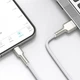 Кабель Baseus Cafule Metal Series Data Cable USB to Lightning 2.4A 1m CALJK-A02 White - изображение 8