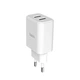 Сетевое зарядное устройство Hoco - C62A Victoria 2USB (2.1A, адаптер) - Белый - изображение 6