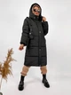 Куртка зимова Fashion FT-5182 Чорна довга жіноча р.42-46 00758 - зображення 10