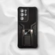 Протиударний чохол Quicksand для Samsung Galaxy S21 Ultra / Samsung Galaxy S30 Ultra бампер броньований з підставкою Чорний - зображення 2