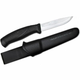 Туристичний ніж з нержавіючої сталі Morakniv Mora Companion Black - изображение 1