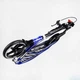 Двухколесный складной самокат Best Scooter, фонарик, амортизатор. Black and dark blue (113218) - изображение 8