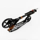 Двухколесный складной самокат Best Scooter, фонарик, амортизатор. Black and white (113217) - изображение 8