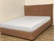 Кровать двуспальная Мисти 180x200 Mebel-Day Жаккард Коричневый Багама (45) - изображение 1