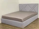 Кровать двуспальная Астра 160x200 Mebel-Day с подъемным механизмом Жаккард Светло-серый Саванна Нова (07) - изображение 1