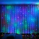 Гирлянда-штора “Водопад” 3×2 м, 280 LED, микс, прозрачный шнур, от сети - изображение 8