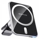 Автодержатель Borofone BH43 Xperience Magnetic Wireless Charging (Черно-Стальной) - изображение 2