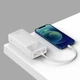 Павербанк 30000 mAh 20W 3A PowerBank с быстрой зарядкой Baseus Bipow Digital Display (PPDML-N02) White - изображение 4