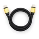 Кабель мультимедійний HDMI M to HDMI M 1.5m V2.0 Vinga (VCPDCHDMI2VMM1.5BK) - изображение 1