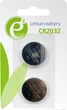 Літійові батарейки EnerGenie CR2032 2 шт (EG-BA-CR2032-01) - зображення 1