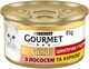 Влажный корм для кошек Purina Gourmet Gold кусочки в подливе с лососем и курицей 85 г (7613032618674) - изображение 1