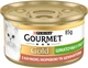 Влажный корм для кошек Purina Gourmet Gold кусочки в паштете с уткой морковью и шпинатом 85 г (7613033728778) - изображение 1