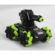 Танк Toys SY 020 на радиоуправлении звуковые и световые єффекты стреляет водой Черный с зеленым - изображение 1