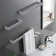 Полотенцедержатель MBM HOME BP-30 универсальный клеящийся белый/серый - изображение 6