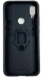 Чохол Protective з кільцем-підставкою на Xiaomi Redmi Note 7 чорний - зображення 2