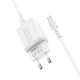 Сетевого зарядного пристрою Borofone BA37A Speedy dual port charger(Micro) White (BA37AMW) - зображення 4