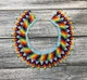 Кольє-силянка із чеського бісеру HatynkaUA Rainbow Necklace ручної роботи до вишиванки (SUN999_18) - зображення 1